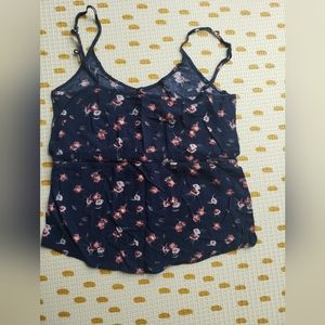 Ripzone floral tank top size small